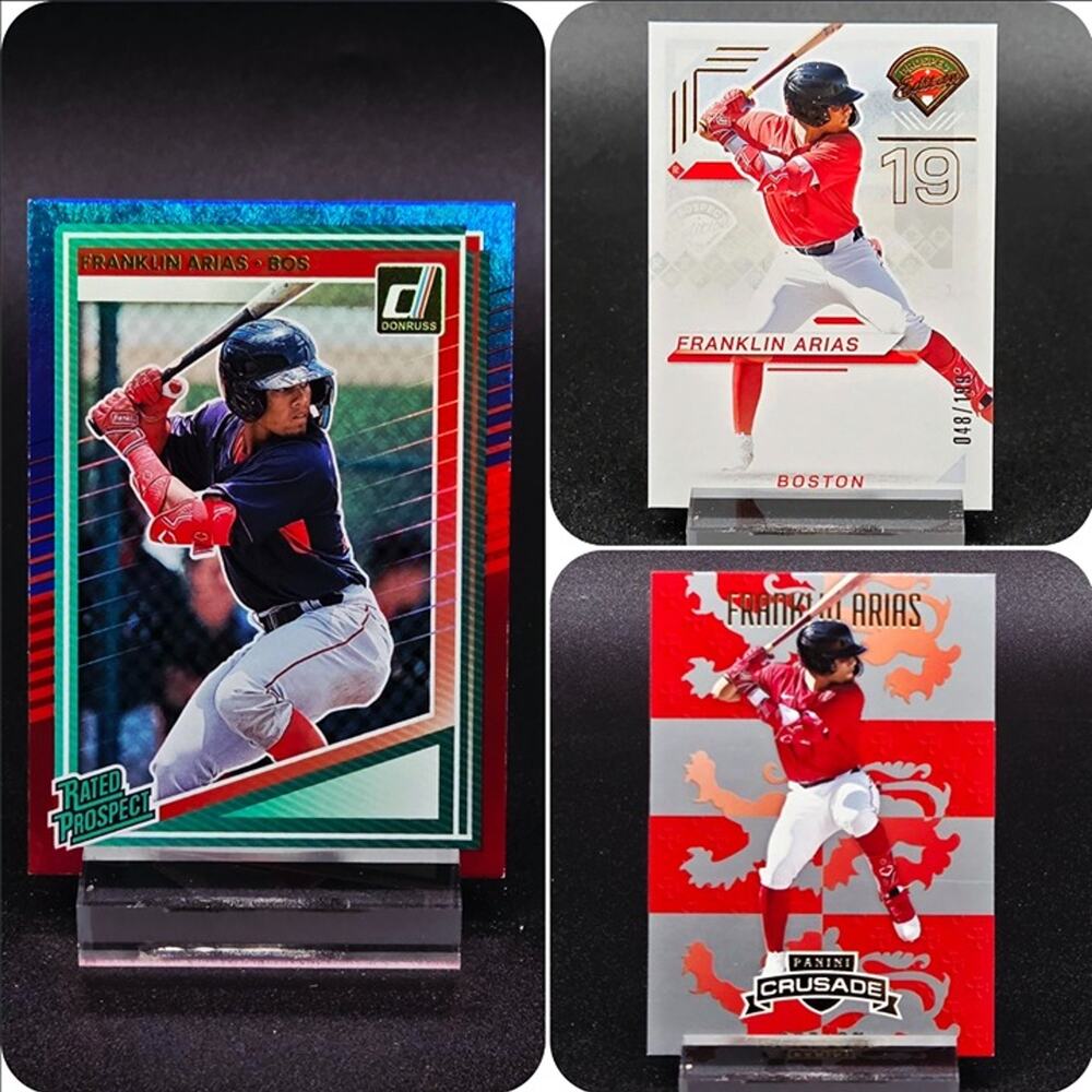 Franklin Arias Bronze 048/199 Crusade Silver Foil Boston Red Sox Top Prospect